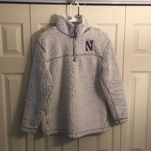 Fuzzy Northwestern University Quarter Zip